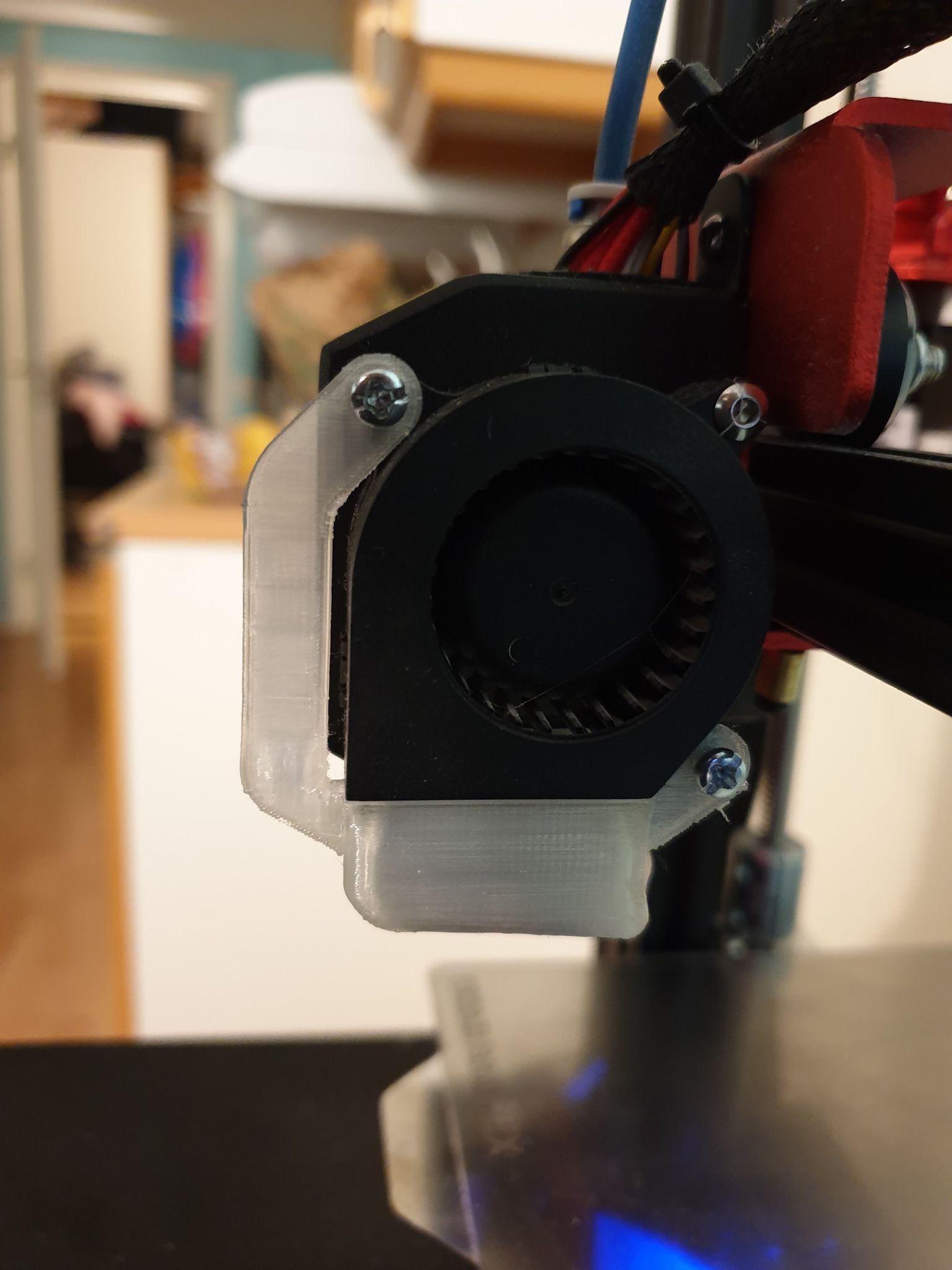 CR-10s Pro V2 duct with extra support arms