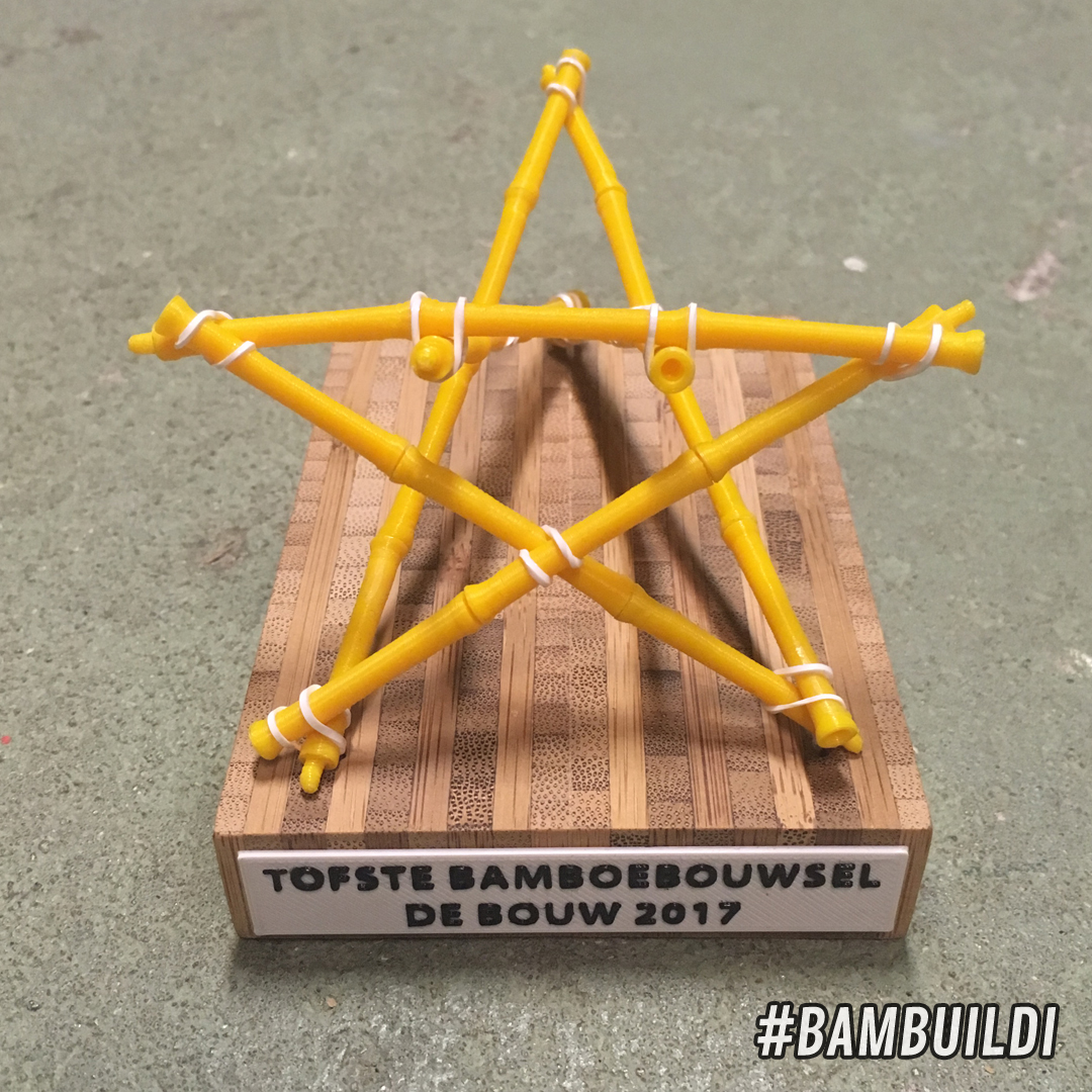 BAMBUILDI Modular Bamboo Stick Construction Play Set