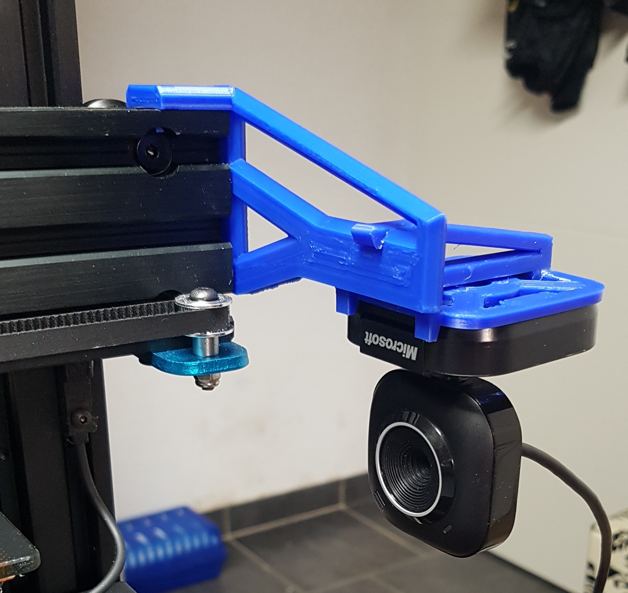 Artillery Sidewinder X1 Microsoft Life Cam VX 2000 Webcam Z-Axis Holder right side V2