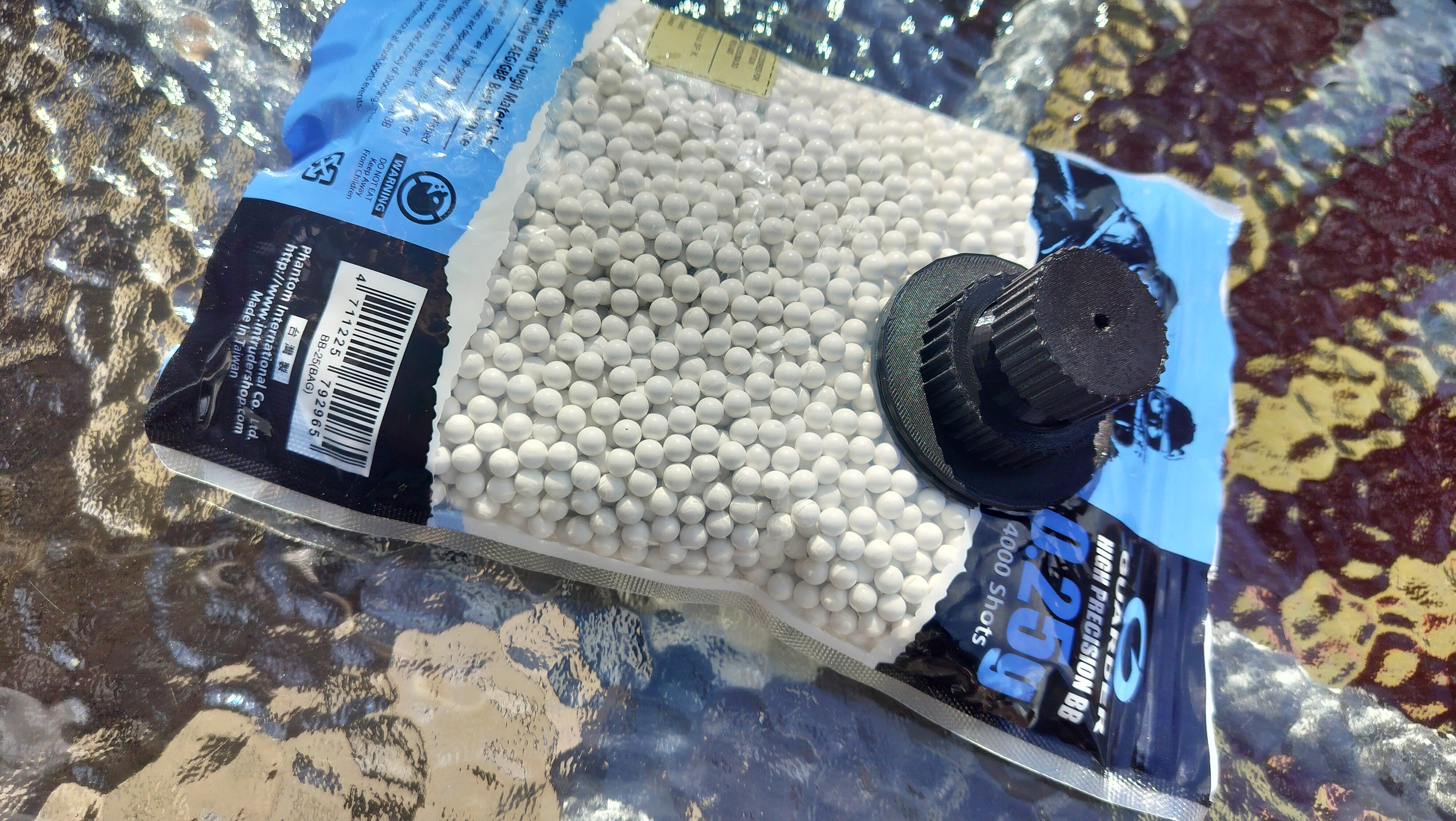 Airsoft Ziplock bag adapter