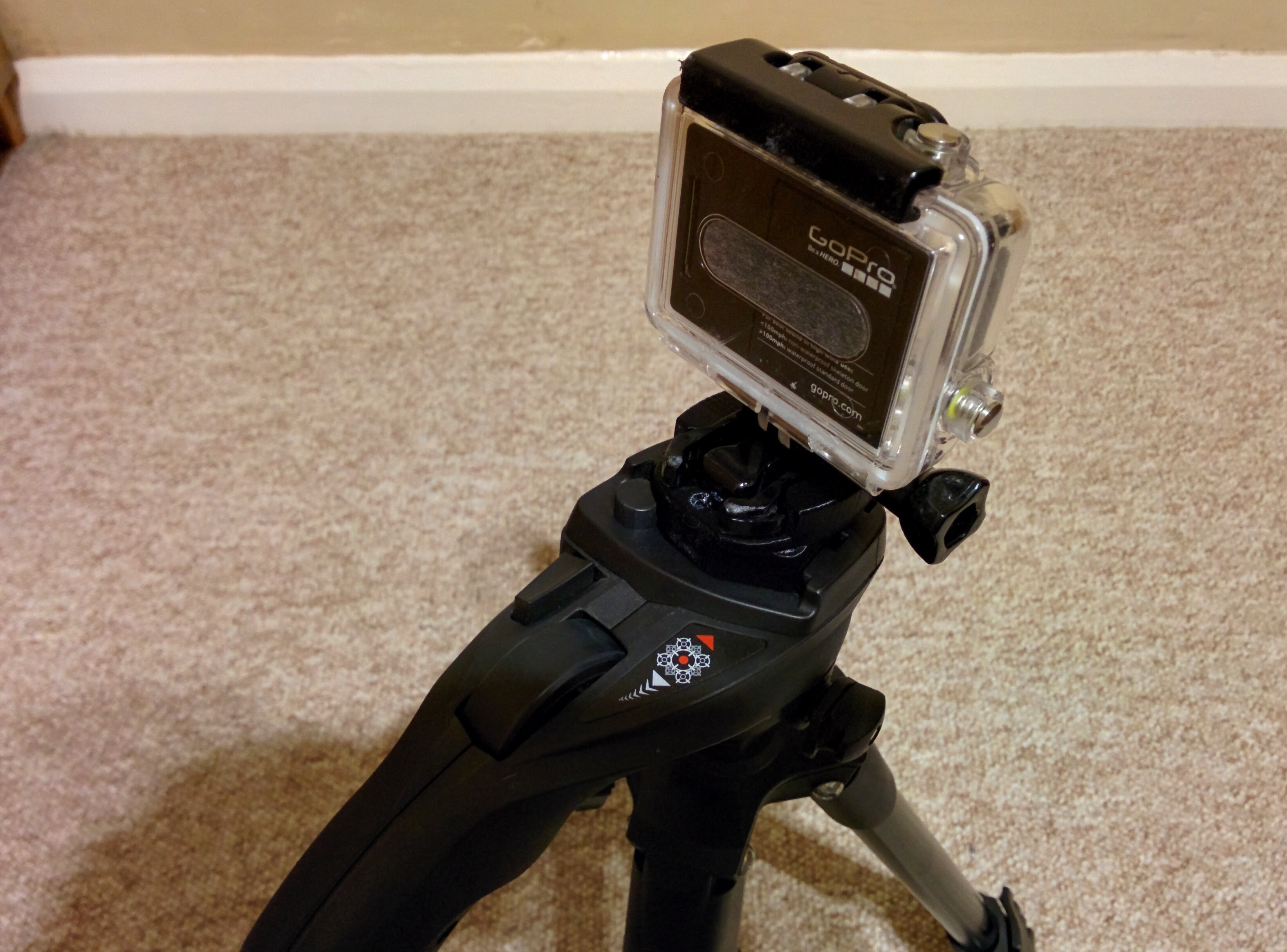 GoPro plate for Manfrotto MKC3-H01