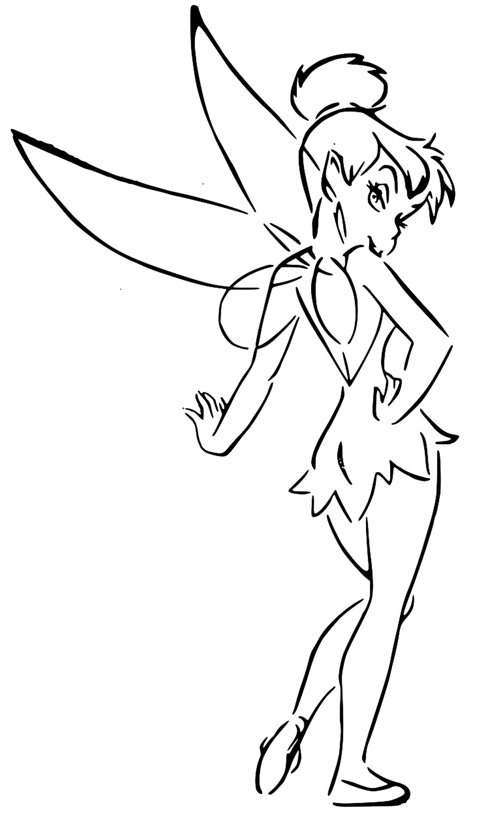 Tinkerbell stencil