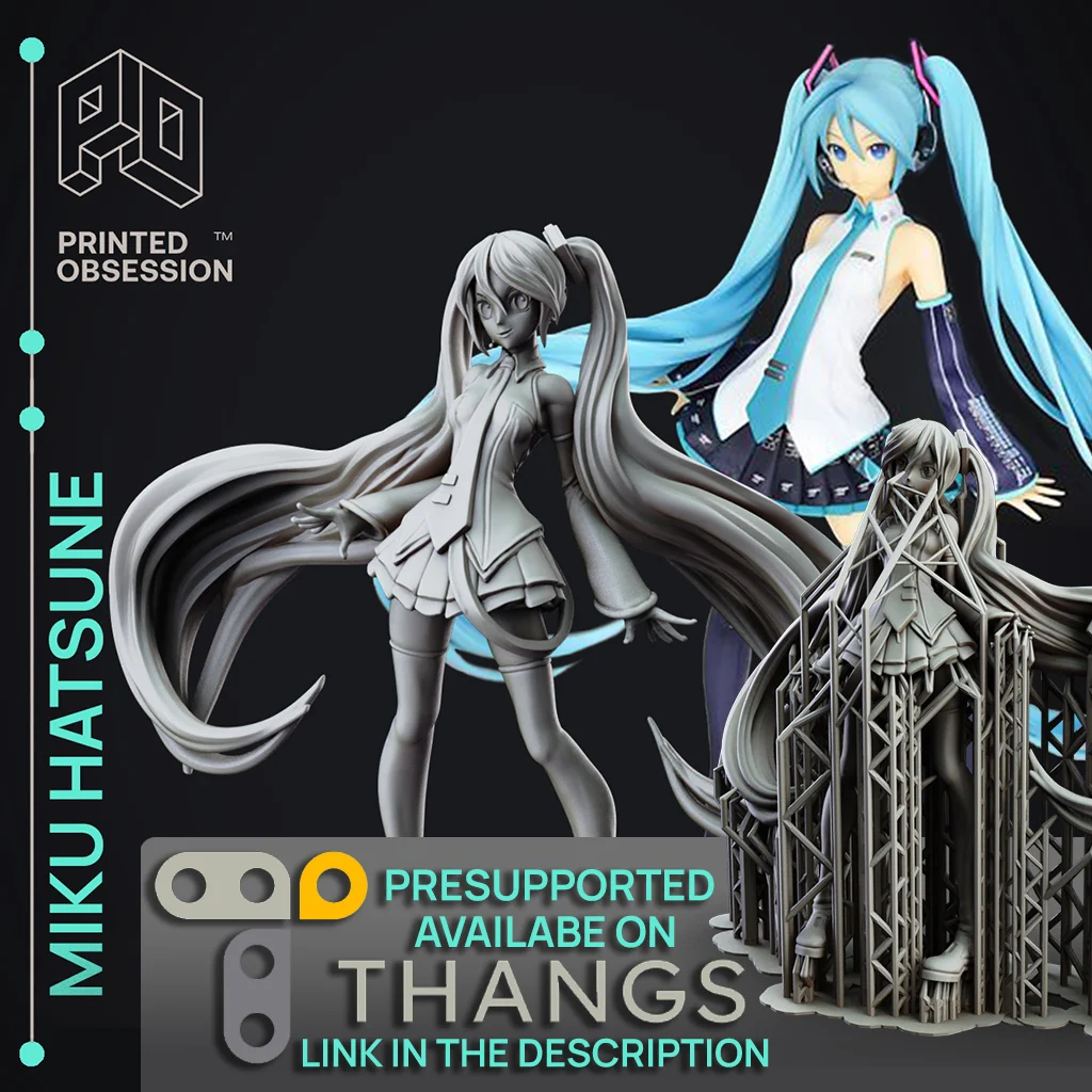 Miku Hatsune - Vocaloid - Anime Fanart Toy