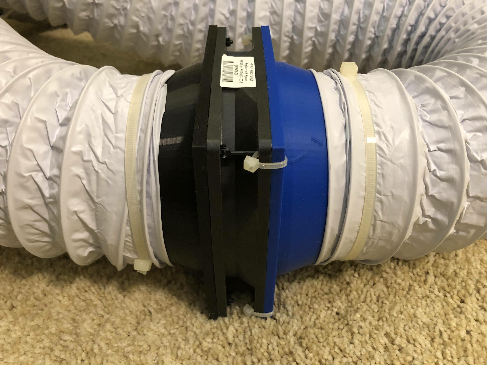 Customizable Fan to Duct Adapter Reducer/Expander Exhaust Shroud