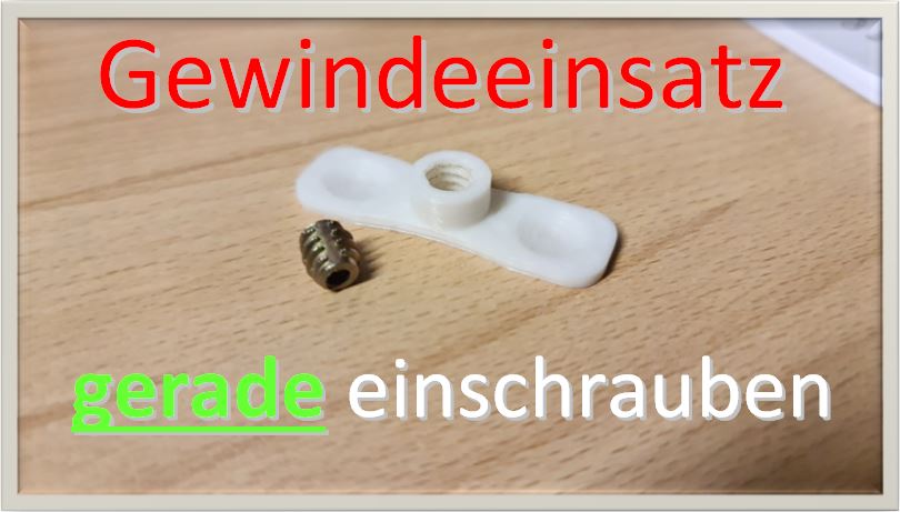 Lehre für Gewindeeinsatz