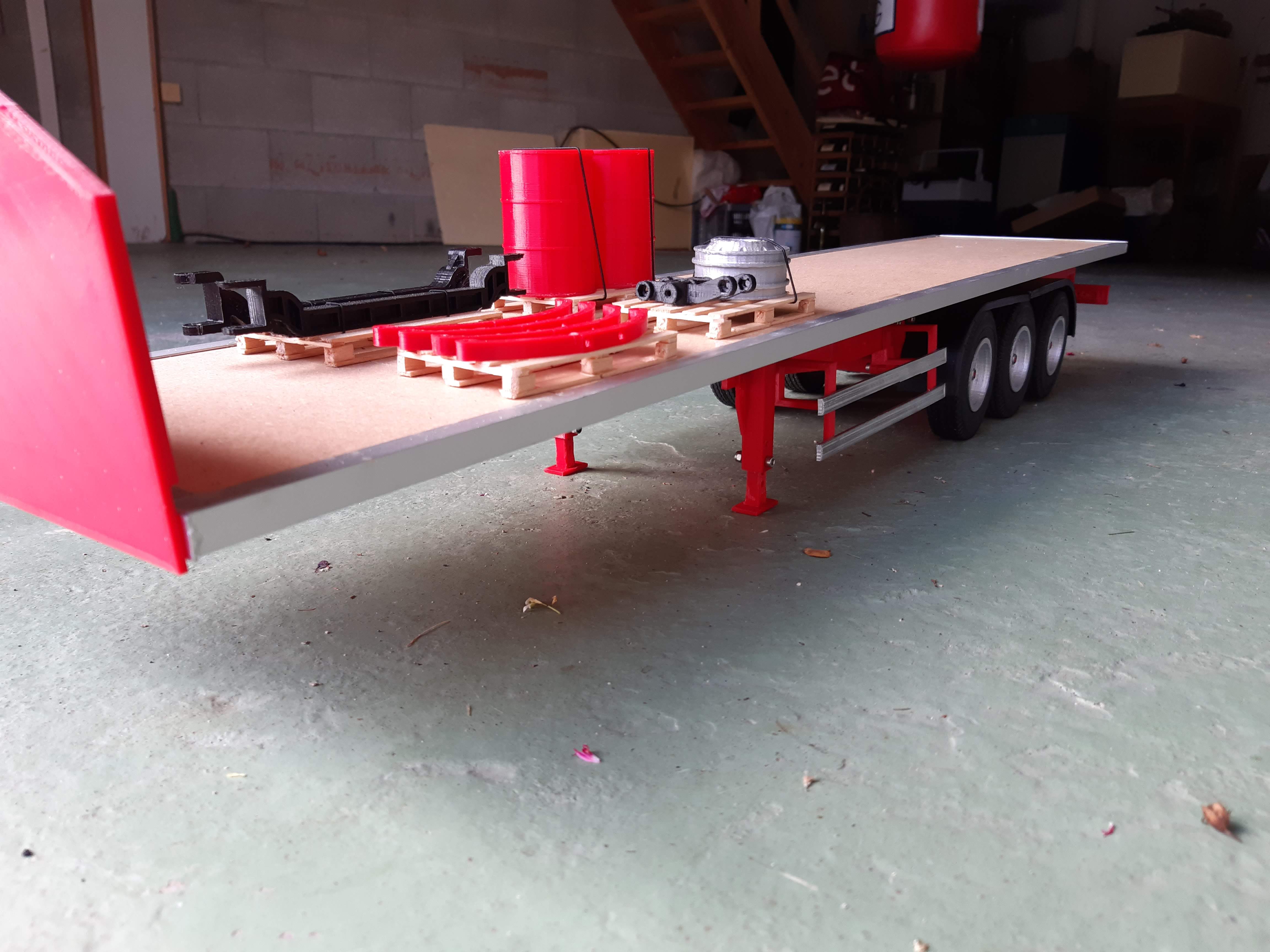 FREE RC TRAILER FOR TRUCK 1/14