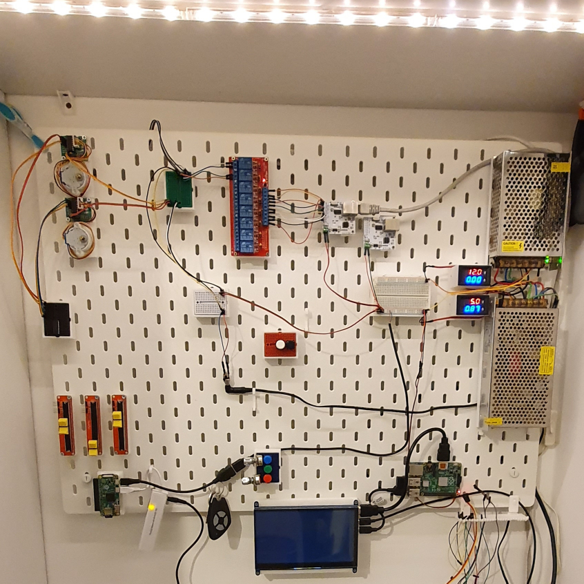 Ikea Skadis accessories for electronic