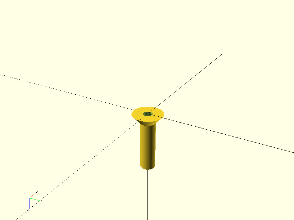 Customizable screw, nut and spring - Tornillo, tuerca y muelle parametrizable