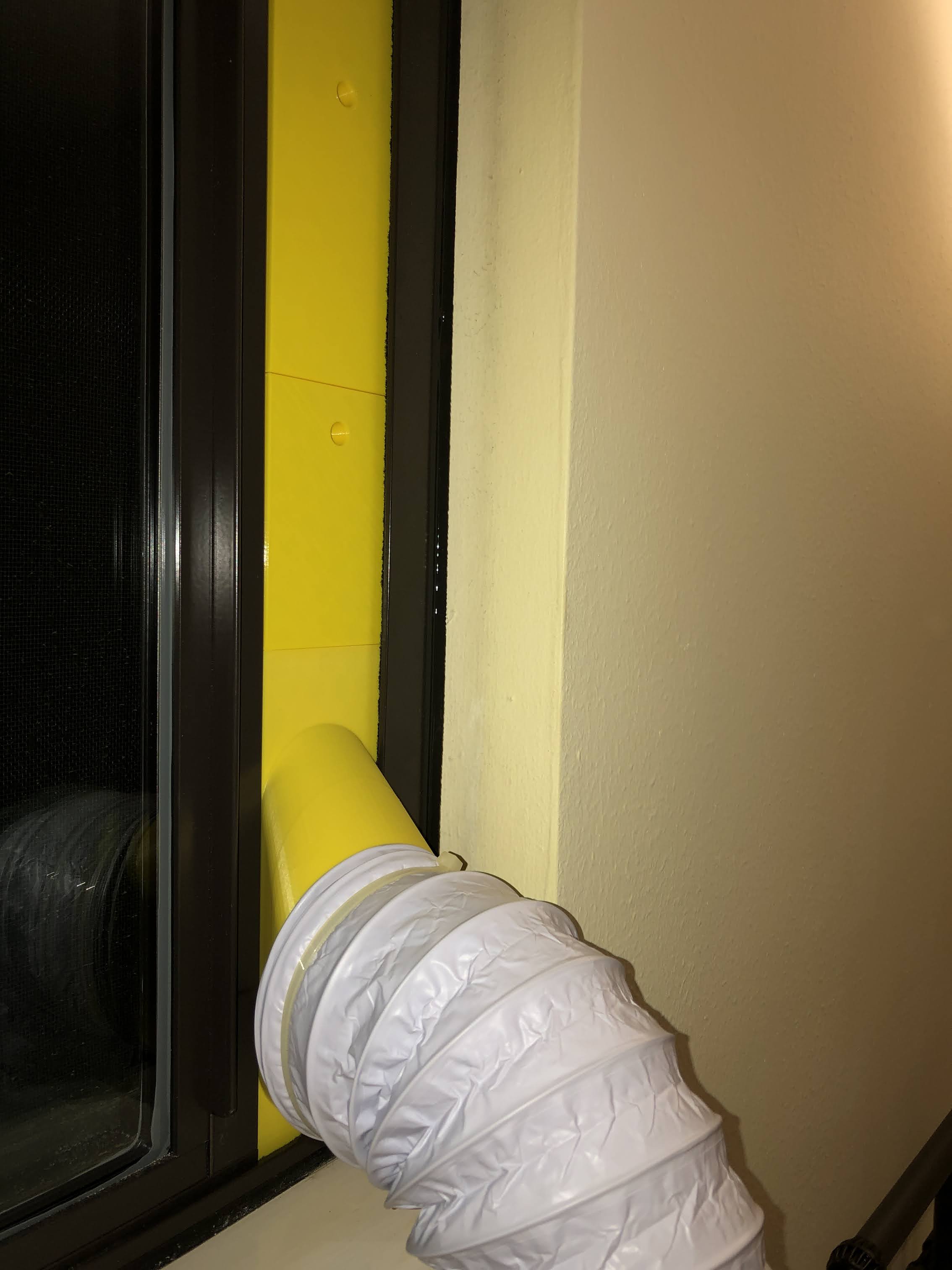 Customizable Window Exhaust Vent for Dryer Duct