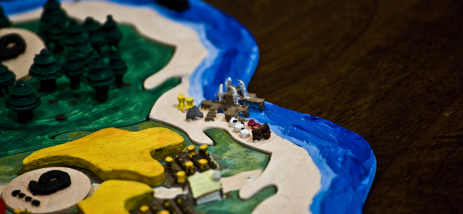 Catan Water Tiles - Warcraft Inspired