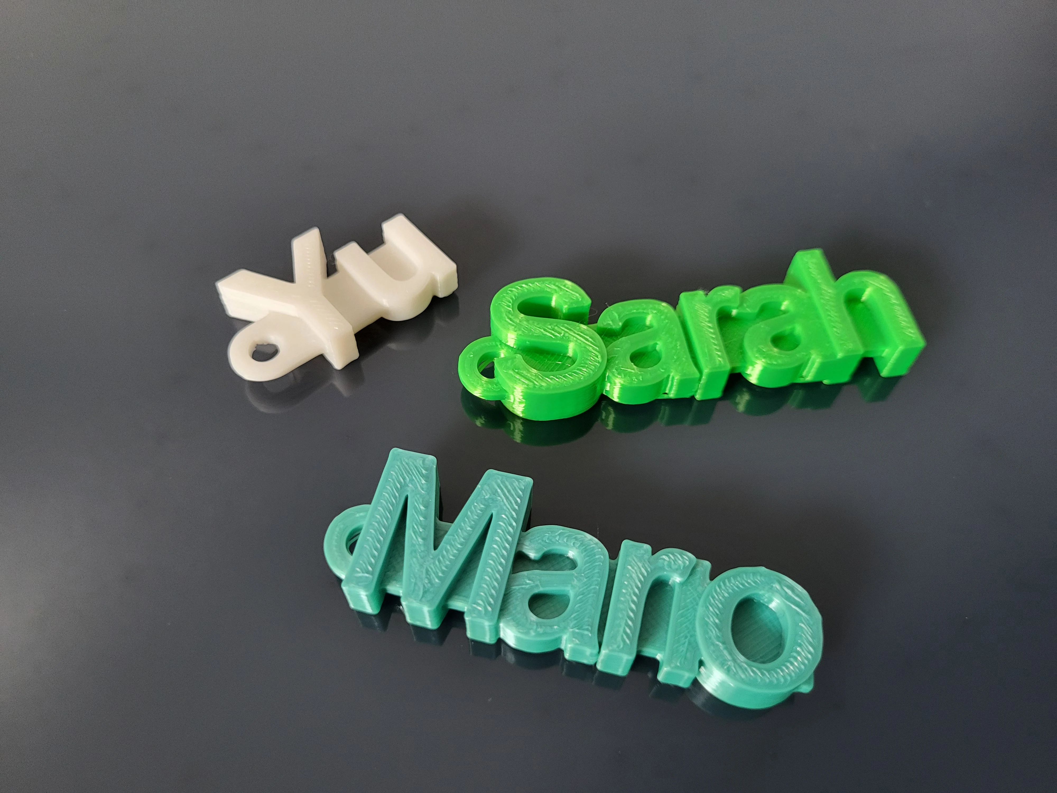 126 Different Names Personalized Keychain Nametag