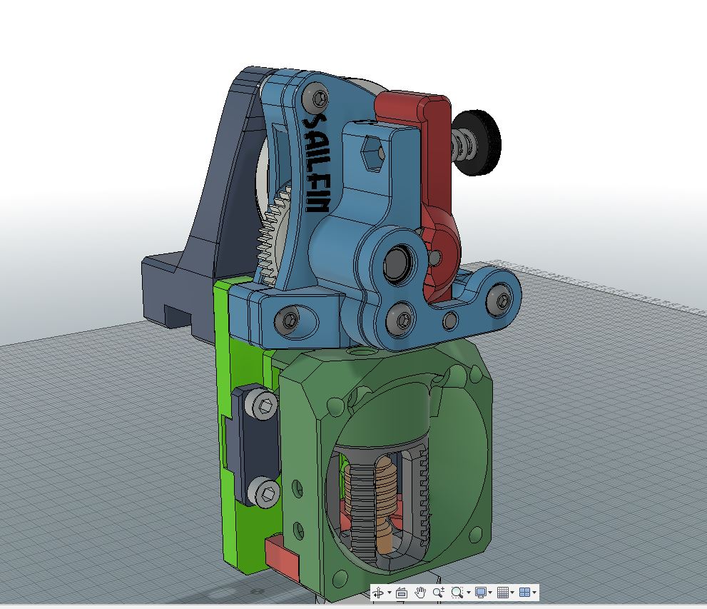 Sailfin Extruder for Ratrig V-Core & EVA system