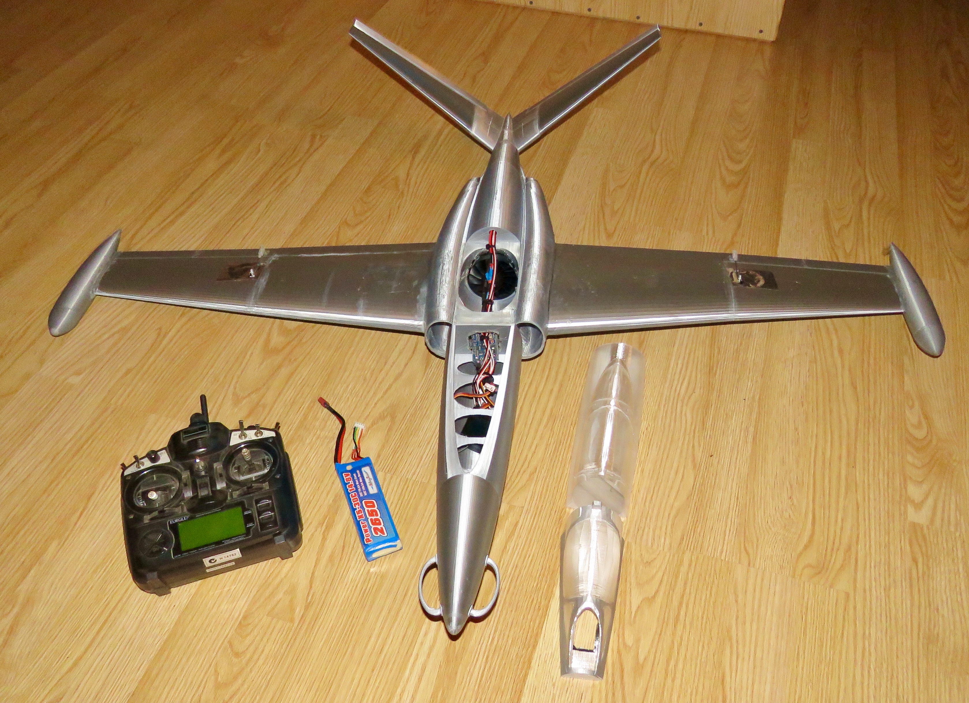 fouga magister rc mono 70mm edf fan