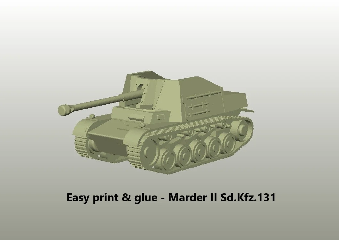Easy print & glue - Marder II Sd.Kfz.131