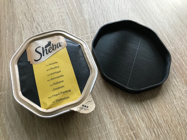Sheba Catfood lid