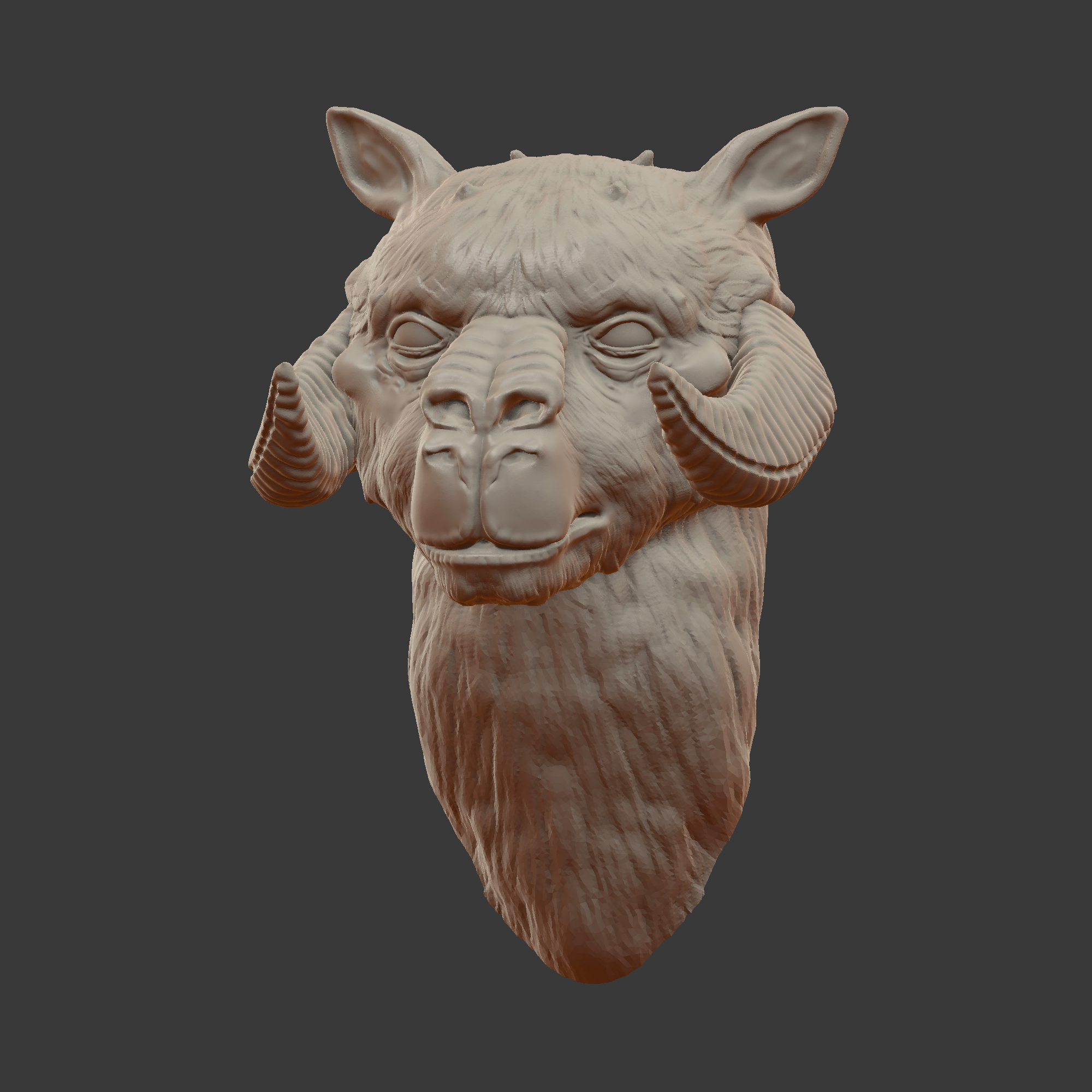 tauntaun head mount version 2