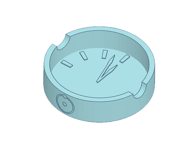 Doomsday Clock Ashtray