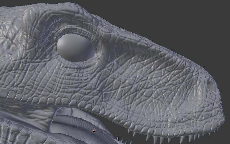 Jurassic Park Velociraptor Head