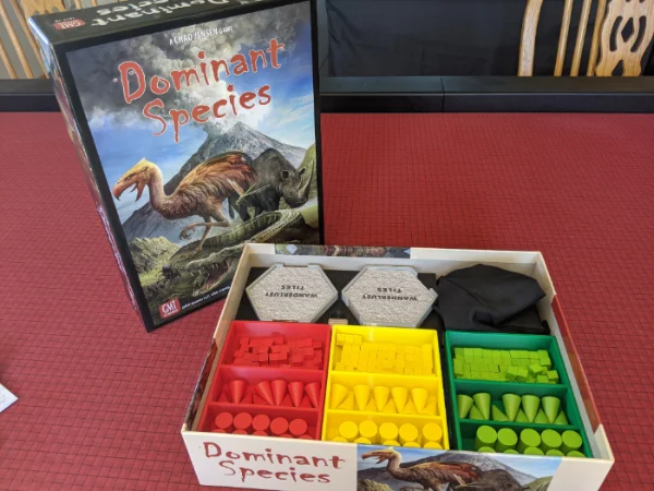 Dominant Species Board Game Box Insert Organizer