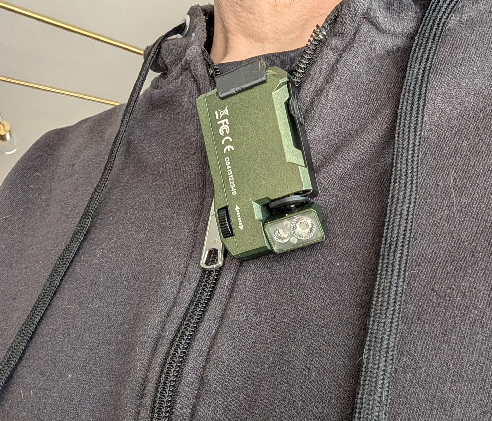 Wuben G5 upside down clip