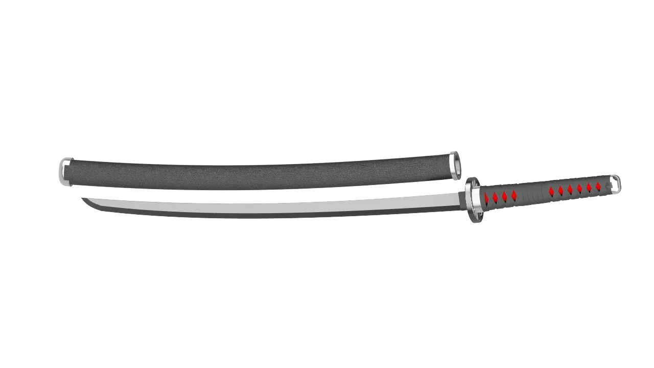 Katana of Tanjiro Kamado  in Kimetsu no Yaiba