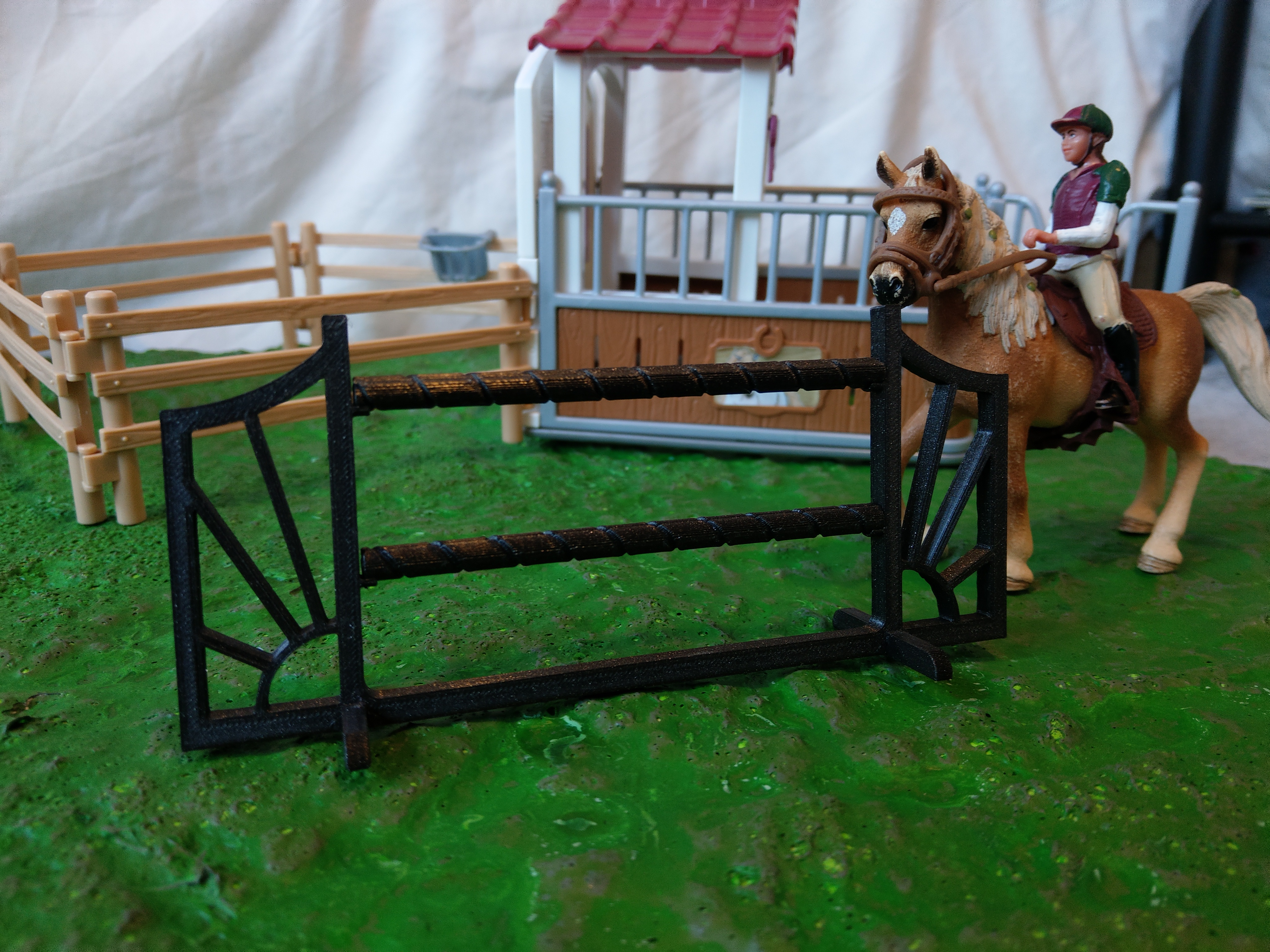 Horse jump schleich scale