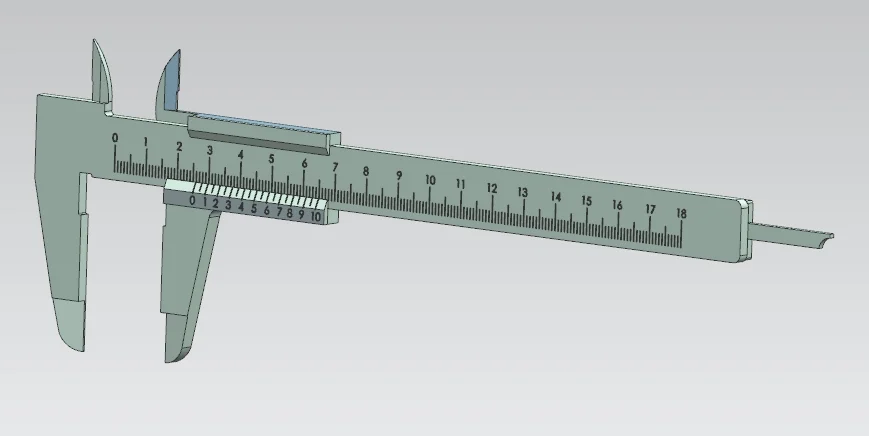 Schieblehre, Messschieber, Calliper in parts - no support