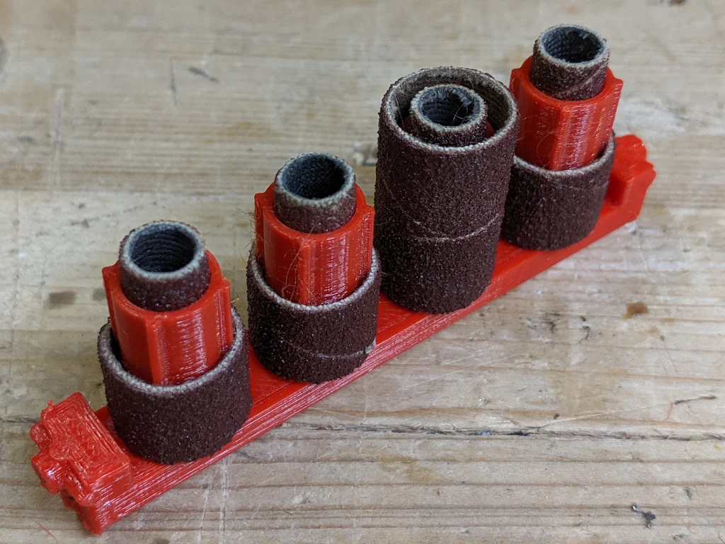 Dremel Sanding Drum Holders for Milwaukee Packout Bins