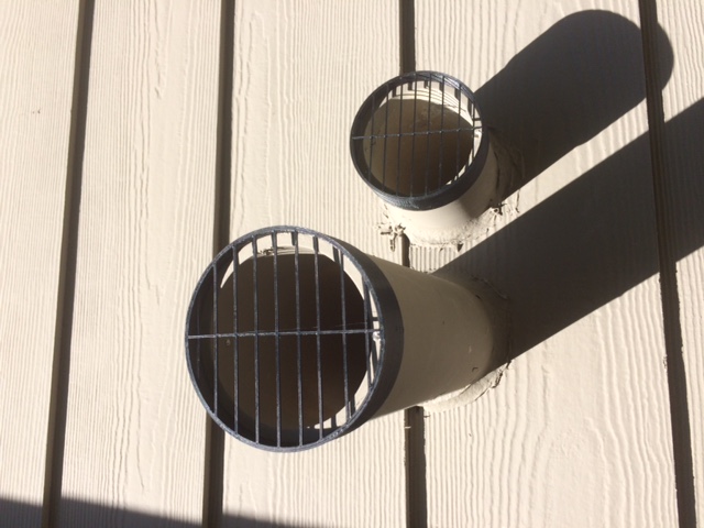 Vent pipe grille