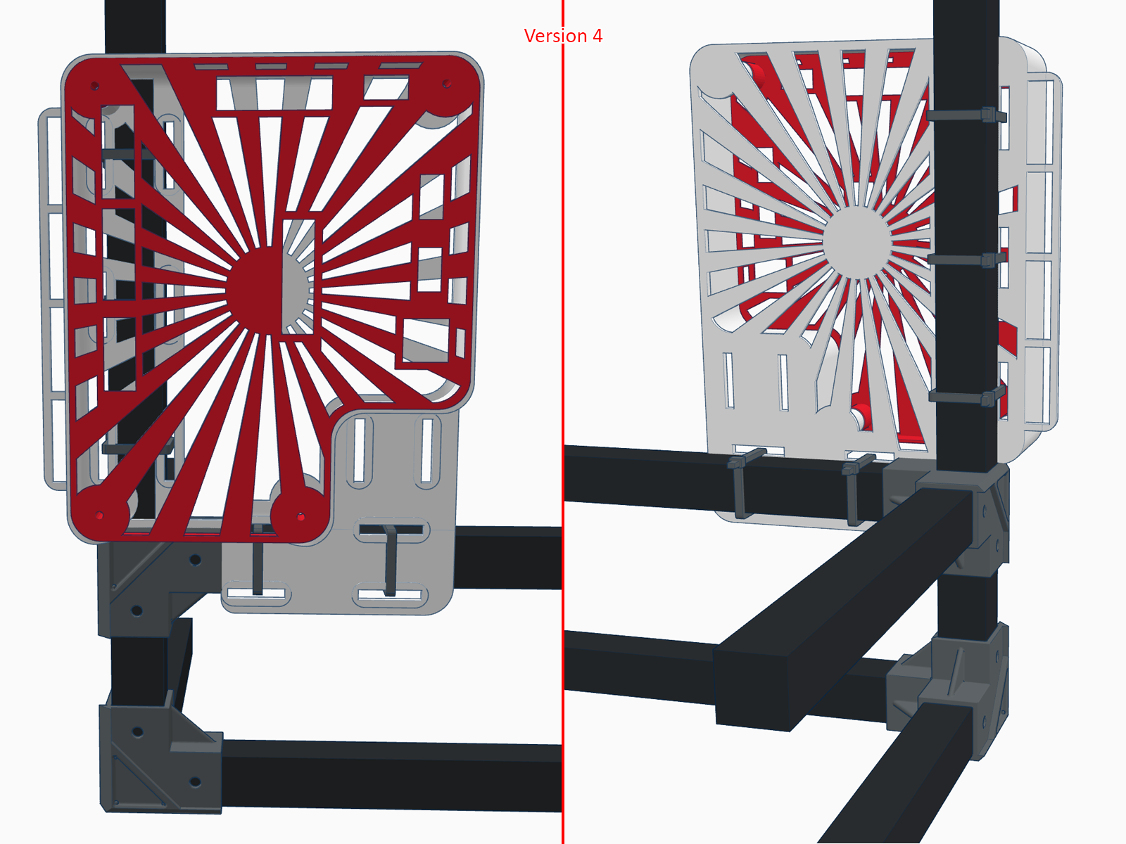 RigidBot controller board (RigidBoard) side mount housing