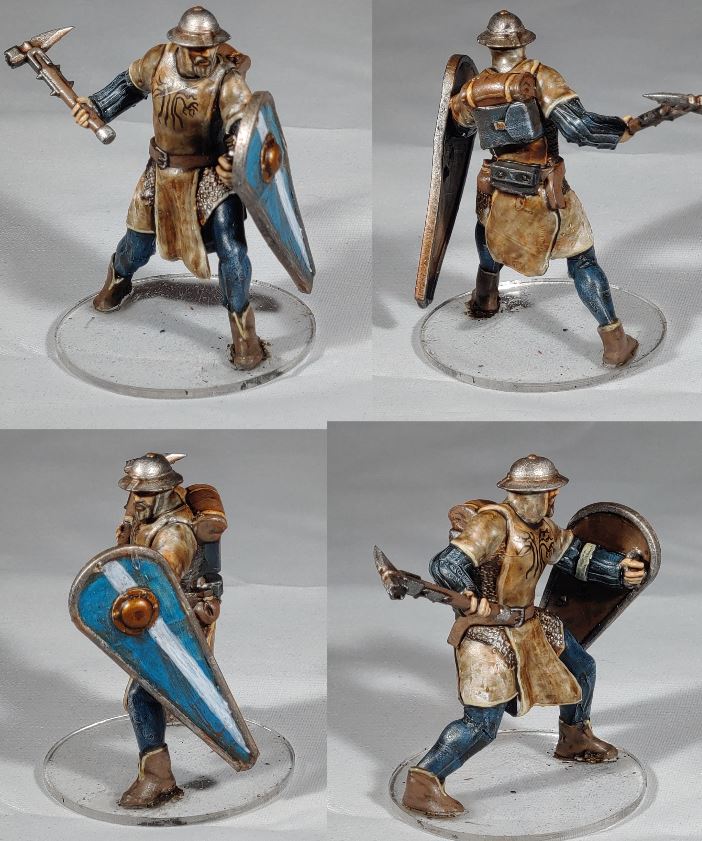 1-54 - Human Soldier - Warhammer / Shield