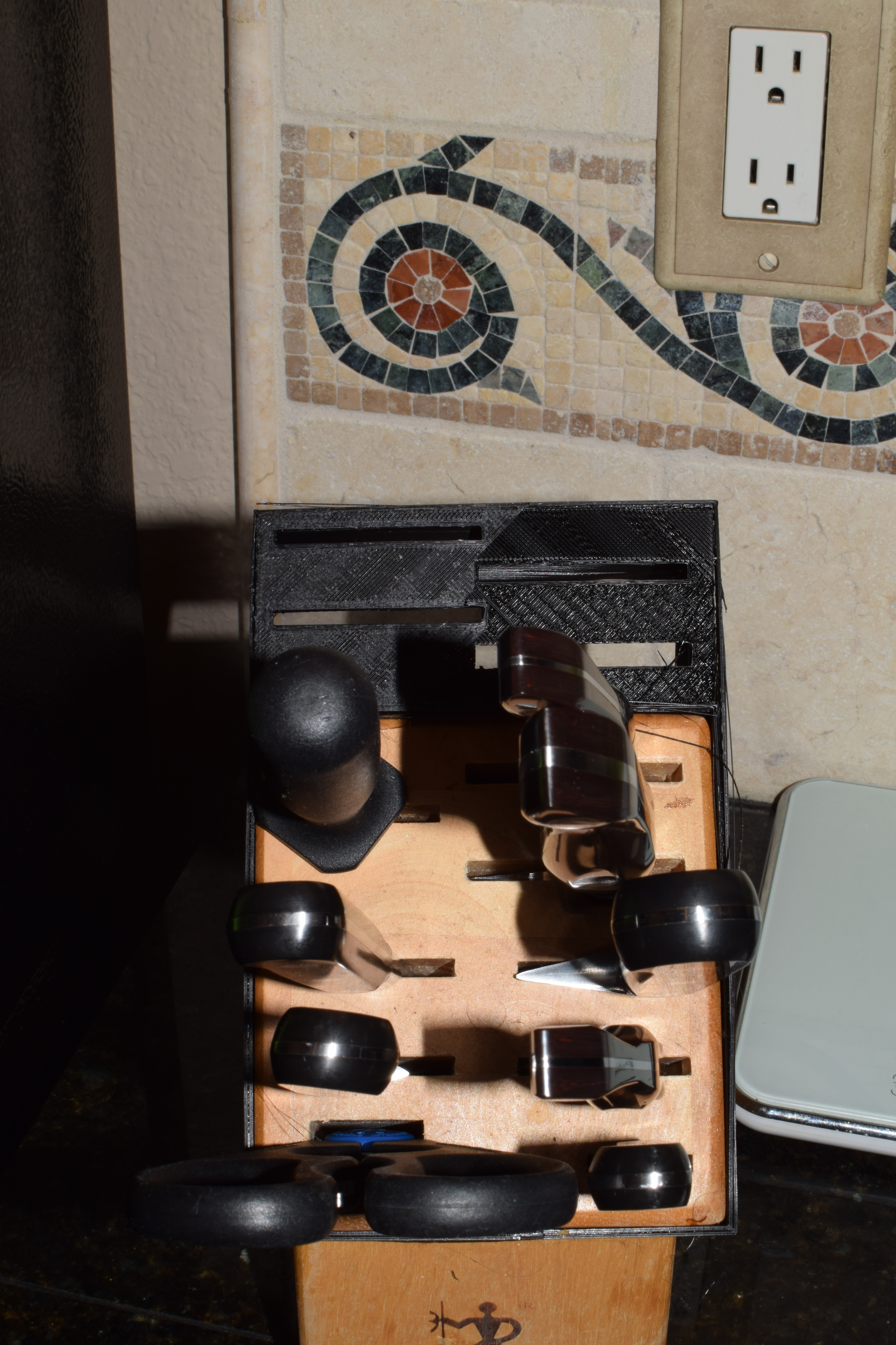 Kitchen Knife block extension