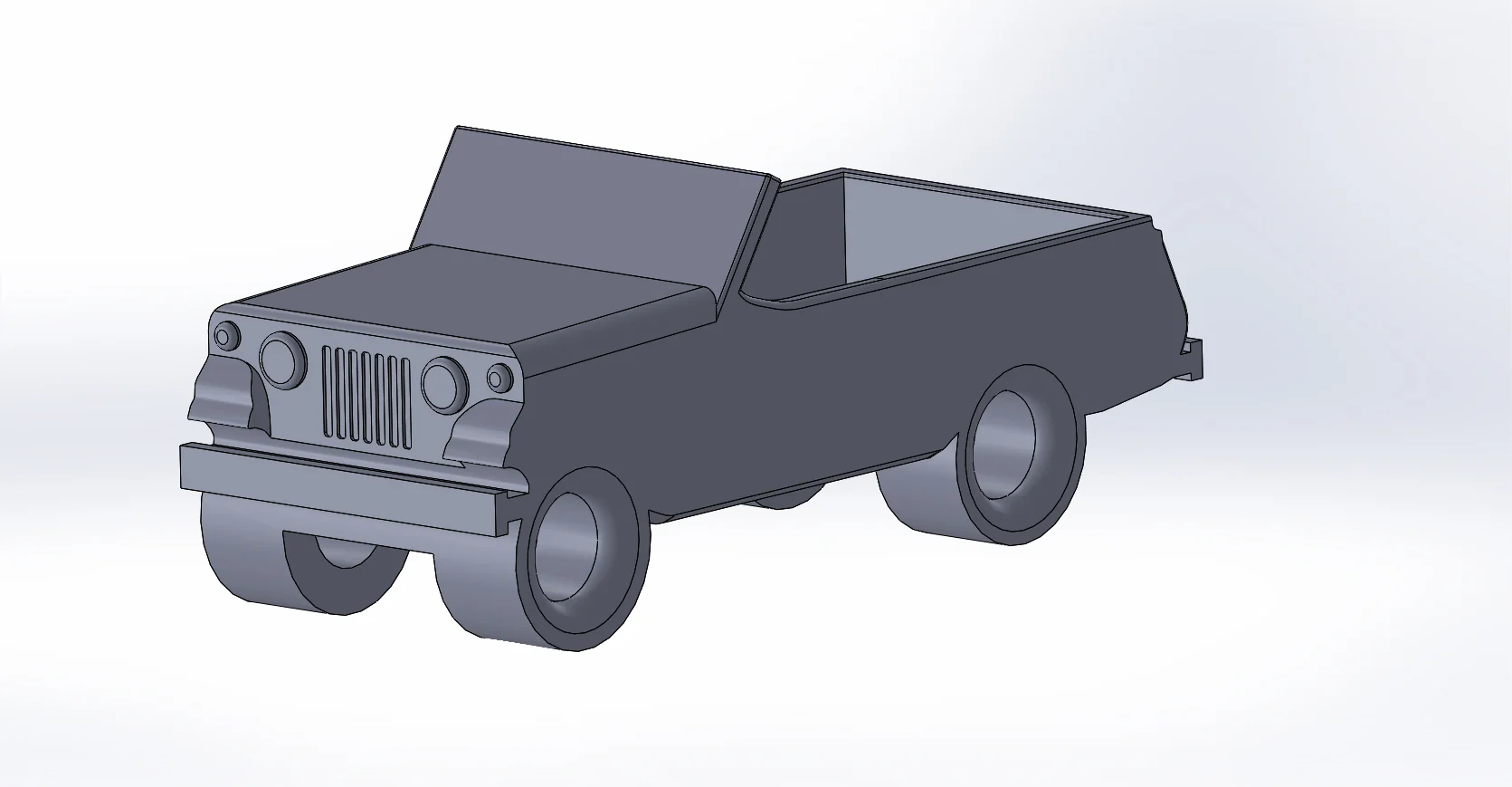 Jeepster Commando Key Chain