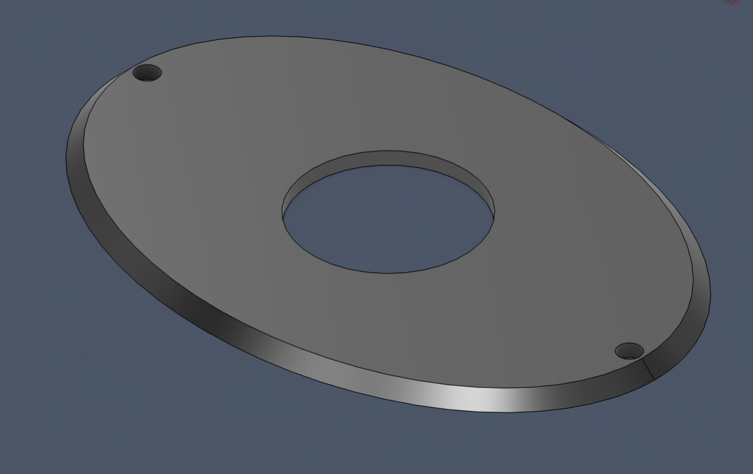 Oval RV Tail Light Adapter