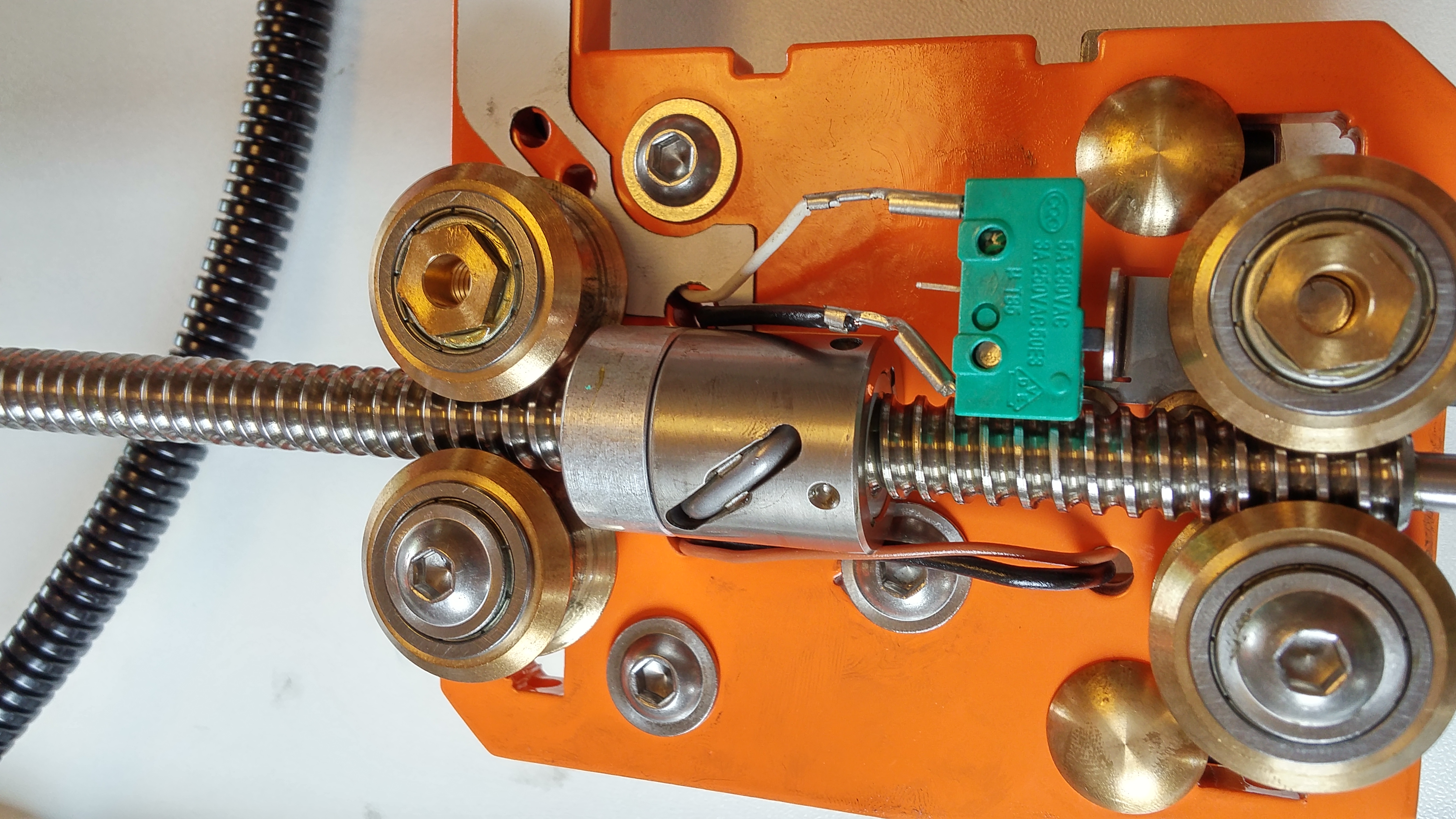 Stepcraft ballscrew nut holder