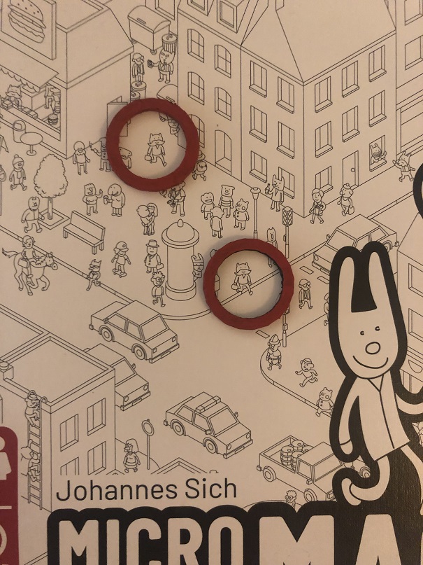 MicroMacro Crime City Clue marker