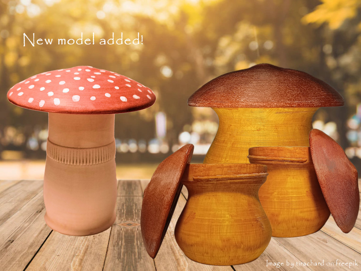 Mushroom Jar / Canister