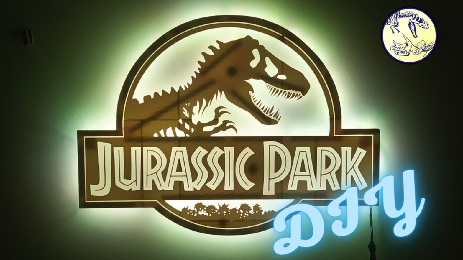 JURASSIC PARK | DIY LAMP | DINOSAUR  LAMP |