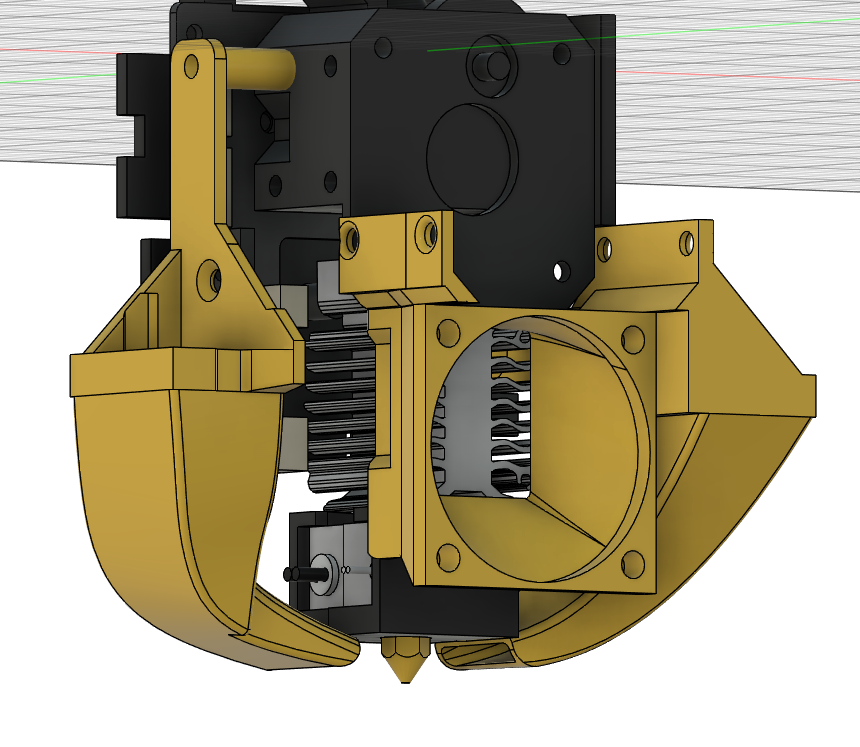 Ender 3 v3 se cooling tuning to 40mm and dual 5015 fans