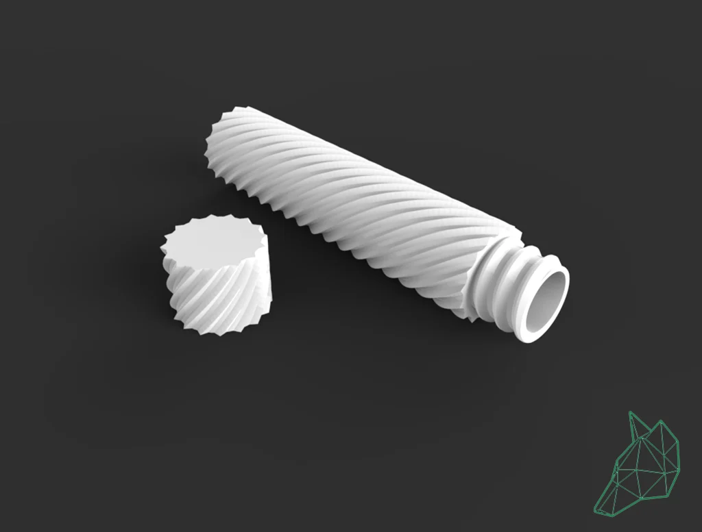 Spiral Cigarette Case