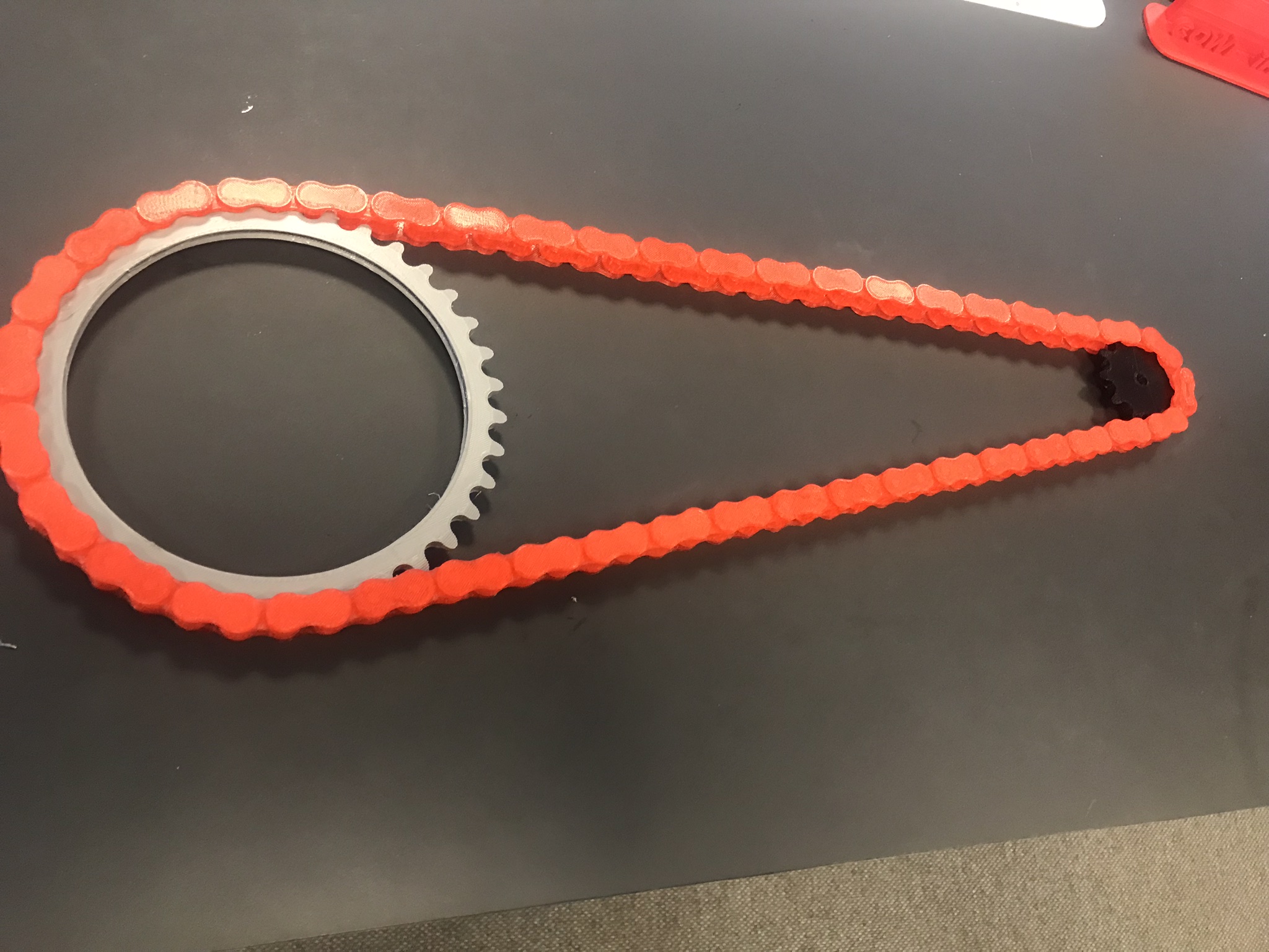 420 roller chain. Modular, with chain lock and sprockets