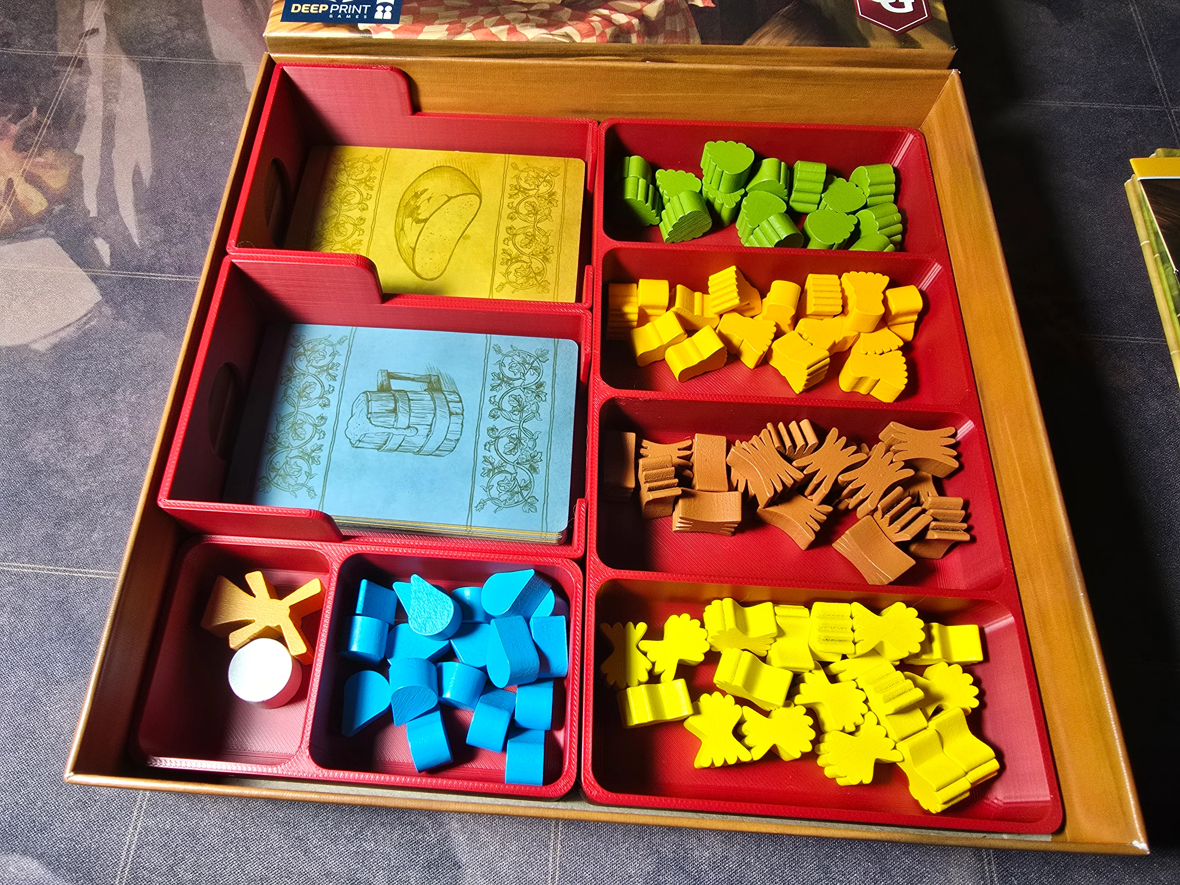 Beer and Bread Boardgame Insert