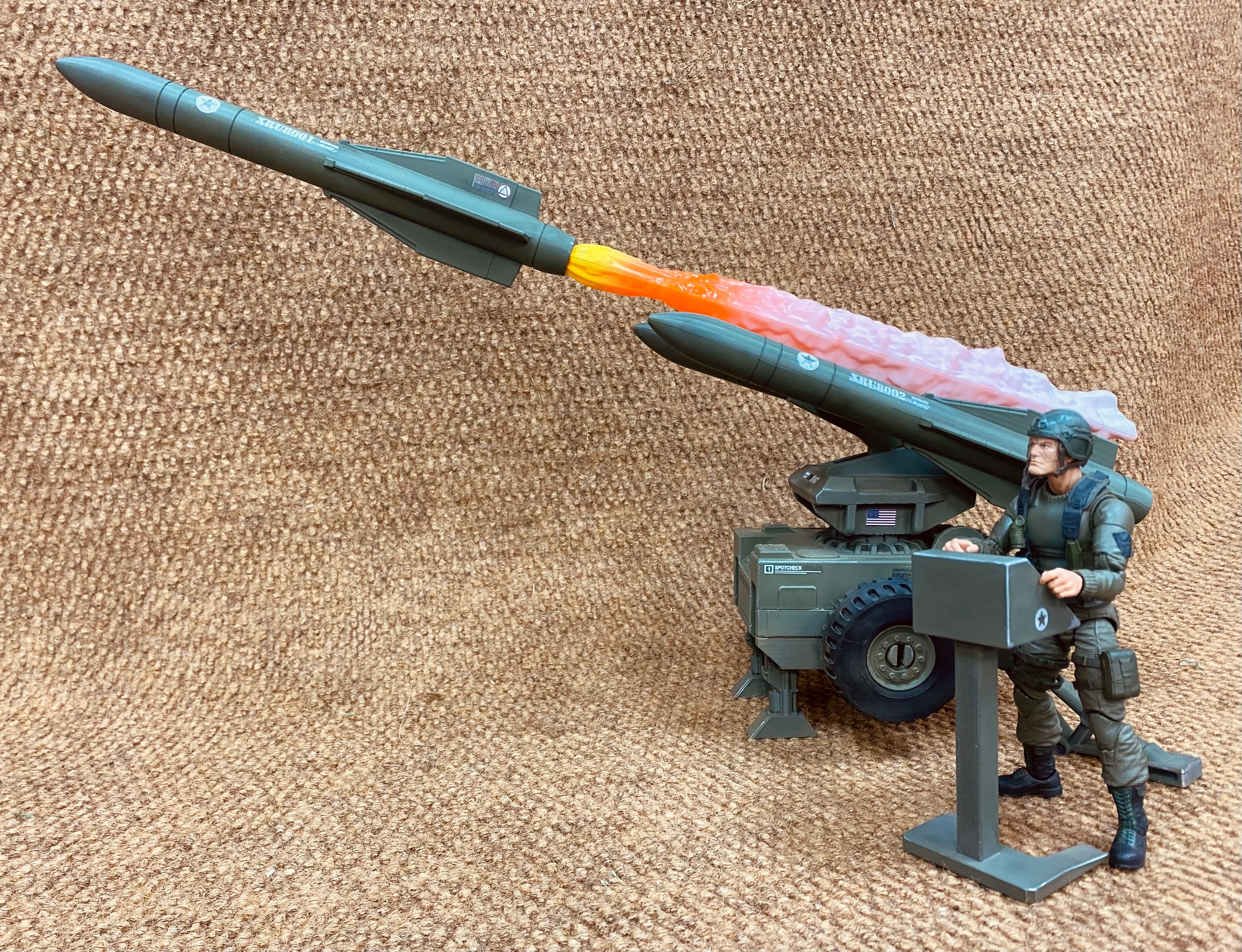 GI Joe Mobile Missile System Blast Effect Adapter
