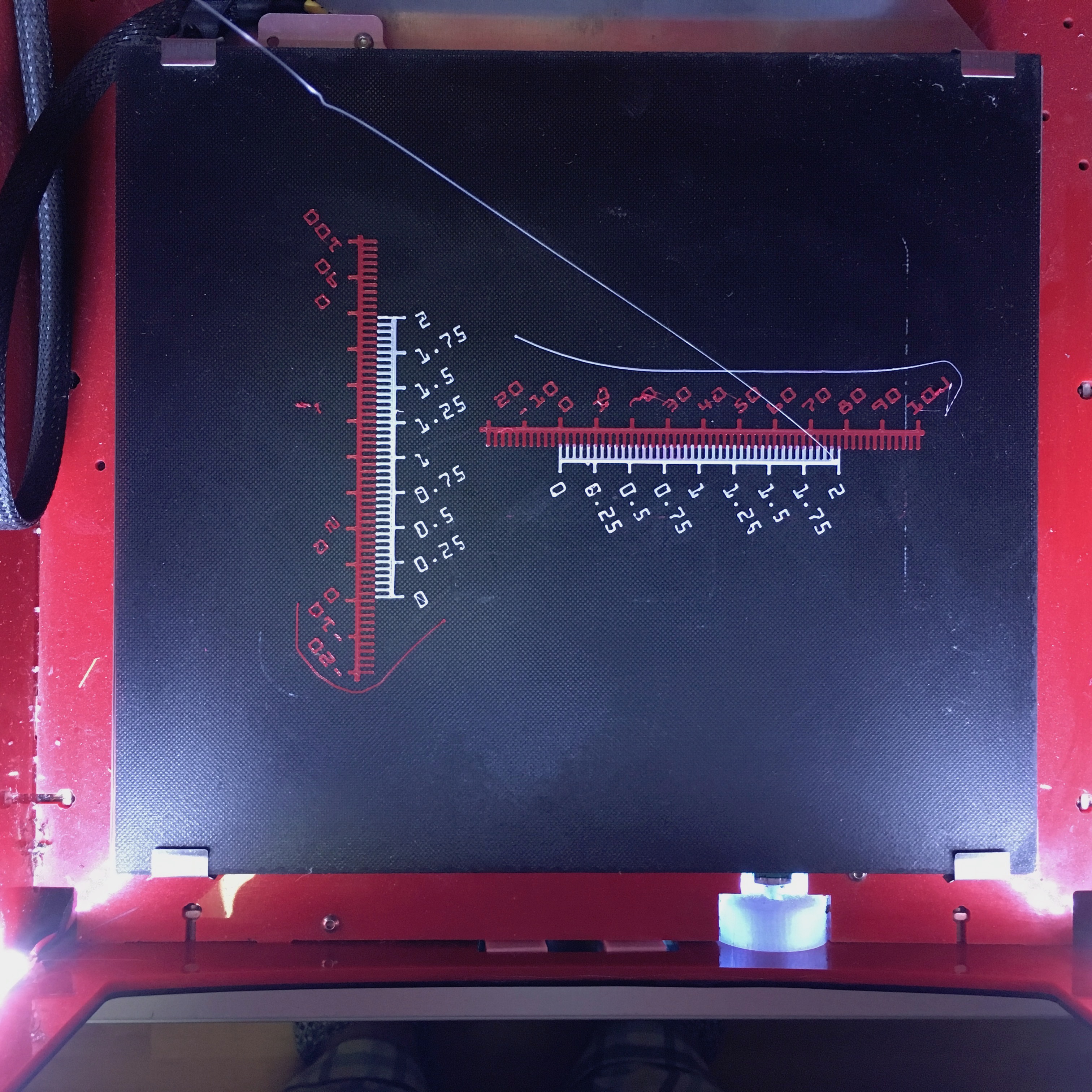 Vernier type multi-nozzle XY-offsets calibration print (0.05mm precision)