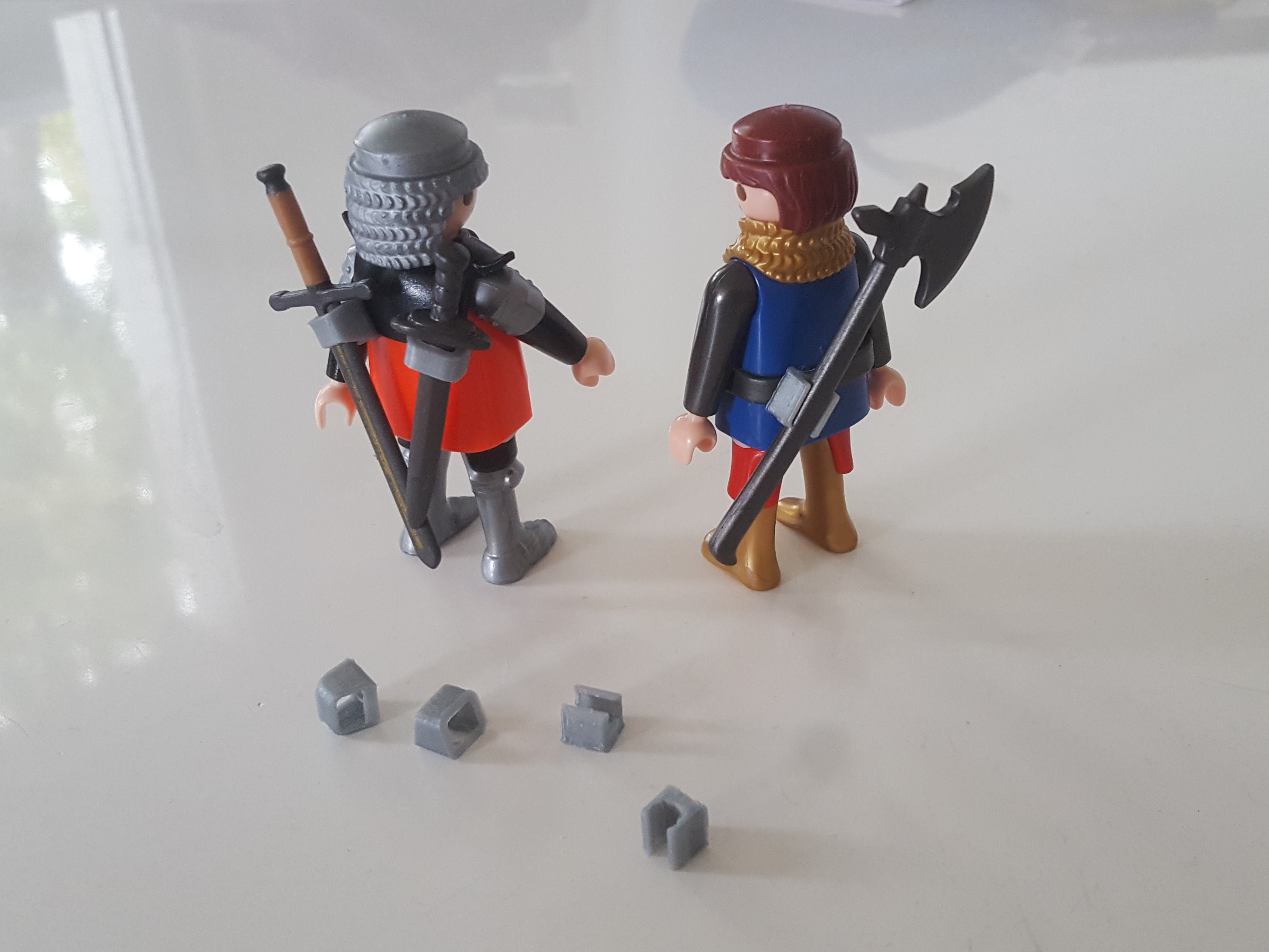 Playmobil sword and universal holders