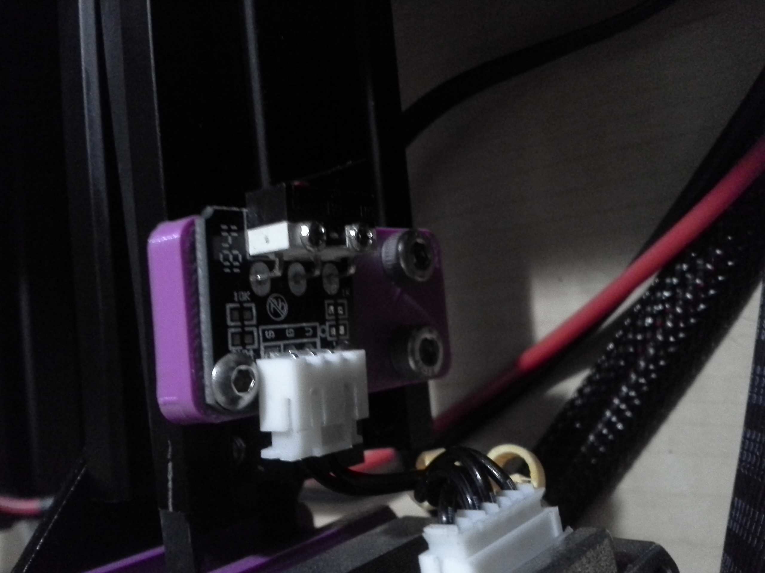 Ender 3 Y end stop sensor bracket
