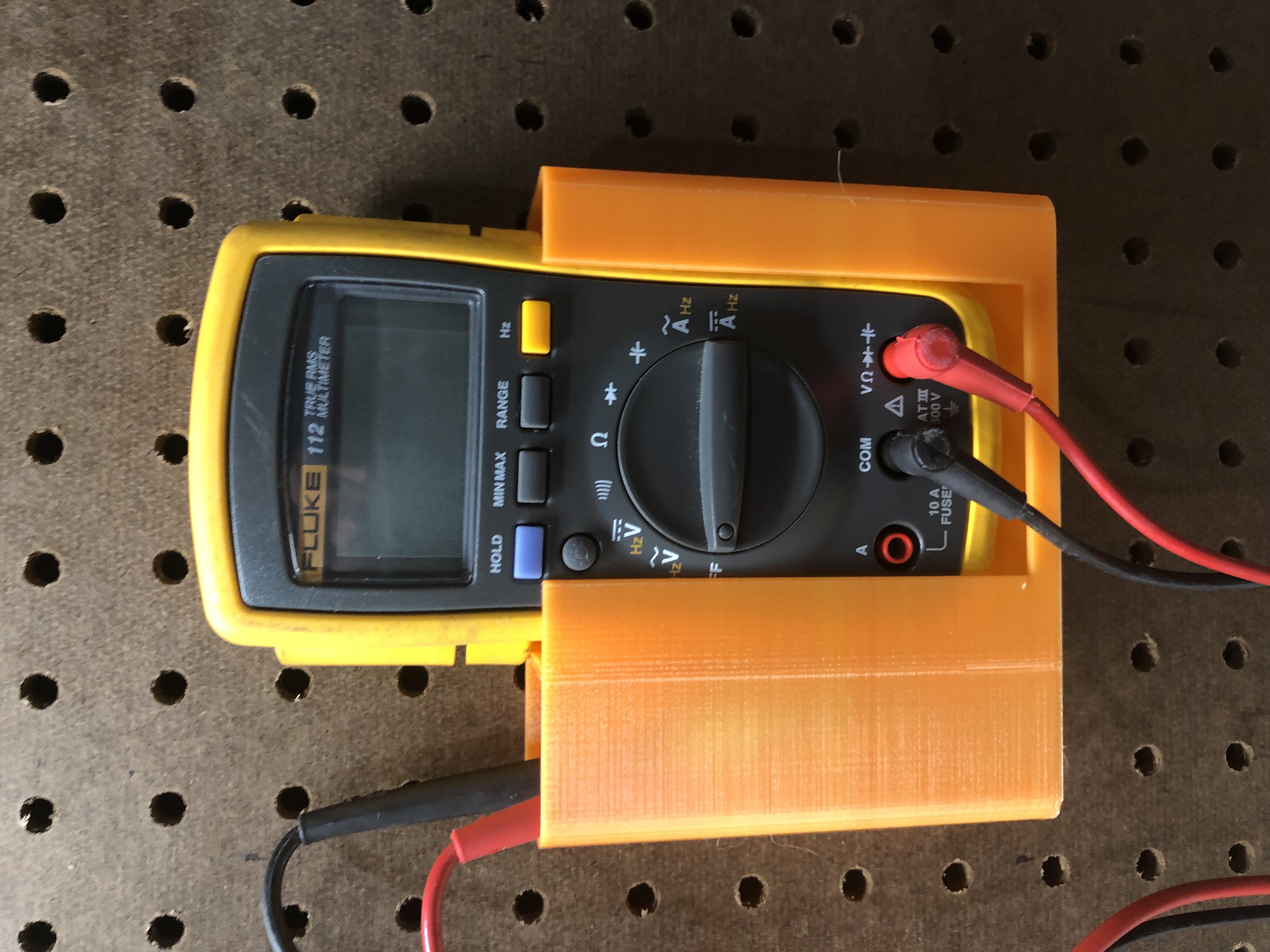 Pegboard Fluke 112 Multimeter Holder