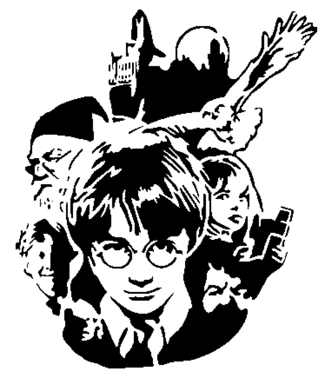 Harry Potter stencil 4
