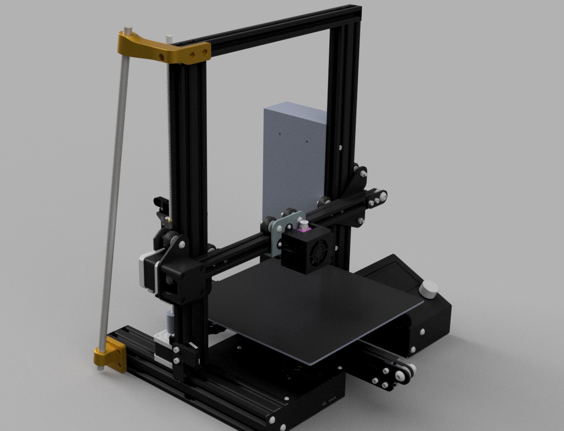 Ender 3 Z-Brace - Clears stock components