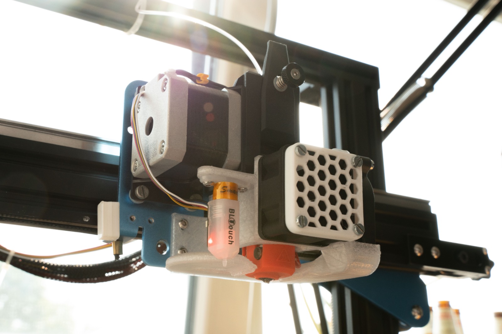 SV01 Dualsided fanduct for bmg, 40mm hotendfan and 50mm blowerfan